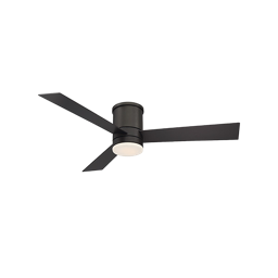 Modern Forms Axis Ceiling Fan Flush Mount 52IN (Black Matte)
