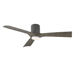 Modern Forms Aviator Ceiling Fan Flush Mount 54IN (Graphite/Weathered Gray)