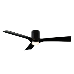 Modern Forms Aviator Ceiling Fan Flush Mount 54IN (Matte Black)