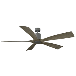 Modern Forms Aviator 5 Ceiling Fan 54IN (Graphite/Weathered Gray)