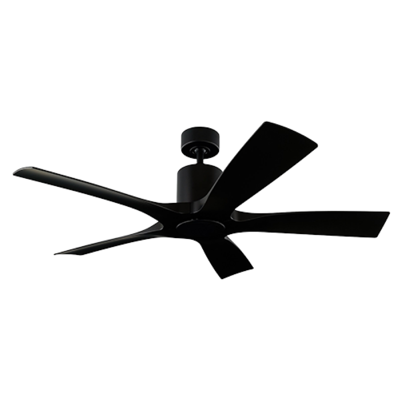 Modern Forms Aviator 5 Ceiling Fan 54IN (Matte Black)