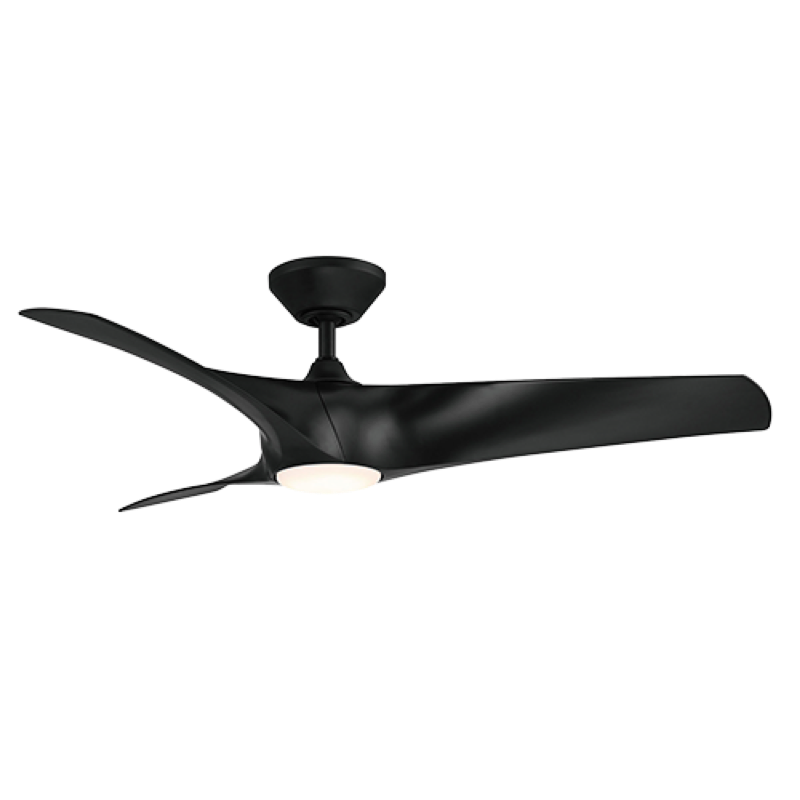 Modern Forms Zephyr Ceiling Fan 52IN (Matte Black)