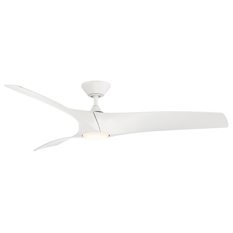 Modern Forms Zephyr Ceiling Fan 62IN (Matte White)