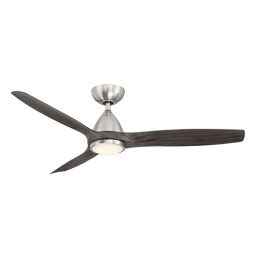 Modern Forms Skylark Ceiling Fan 54IN (Brushed Nickel/Ebony)