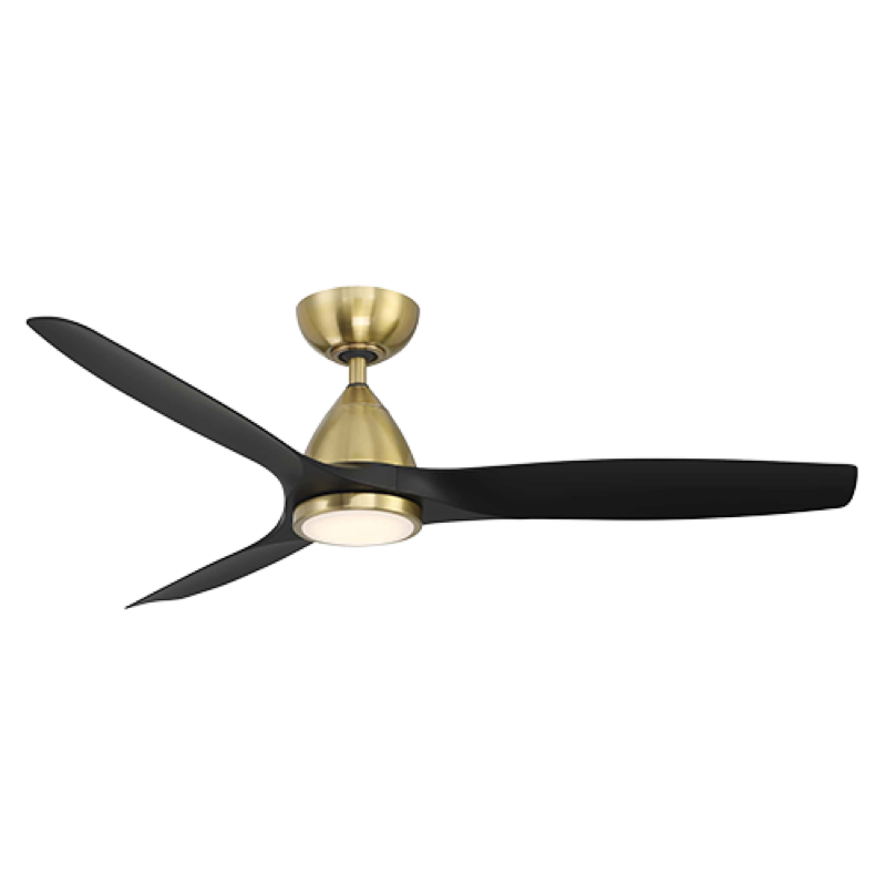 Modern Forms Skylark Ceiling Fan 54IN 4CCT (Soft Brass/Matte Black)