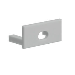 Hr-Alu End Cap Gray/with Hole