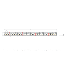 3.7W/FT 8MM Wide RGB Color Changing Tape