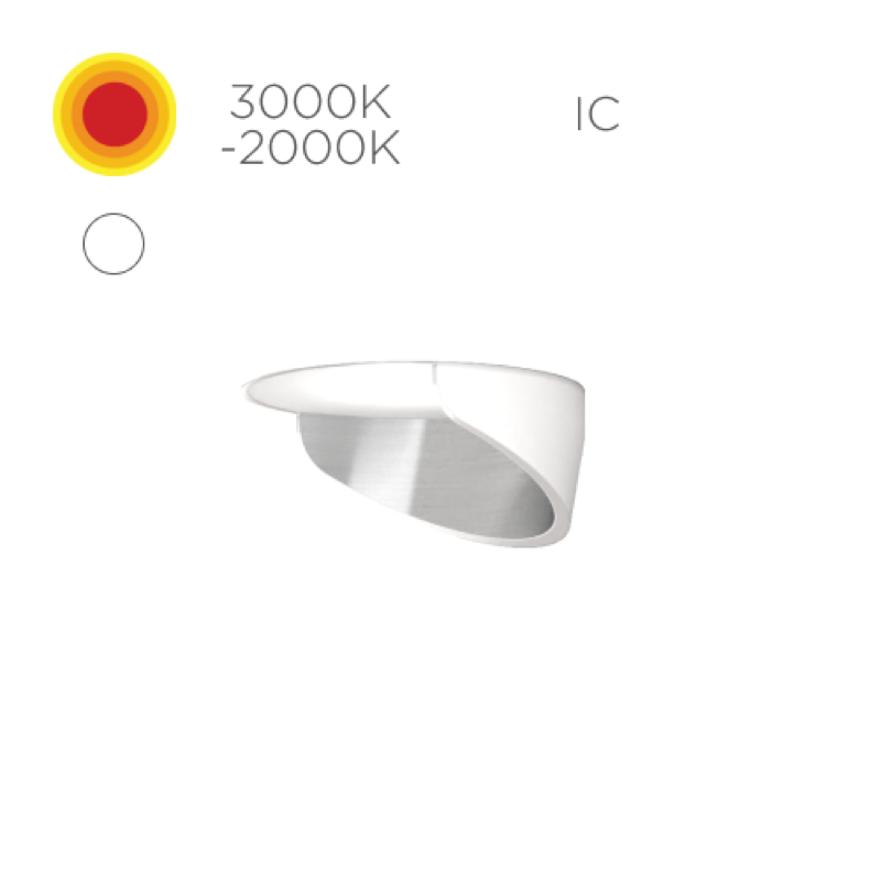 Micro R W F, 7W LED, 30-20K 90+, Ww, Diff, Wh, Wh, Ic, Phase, 1%, NO Enc