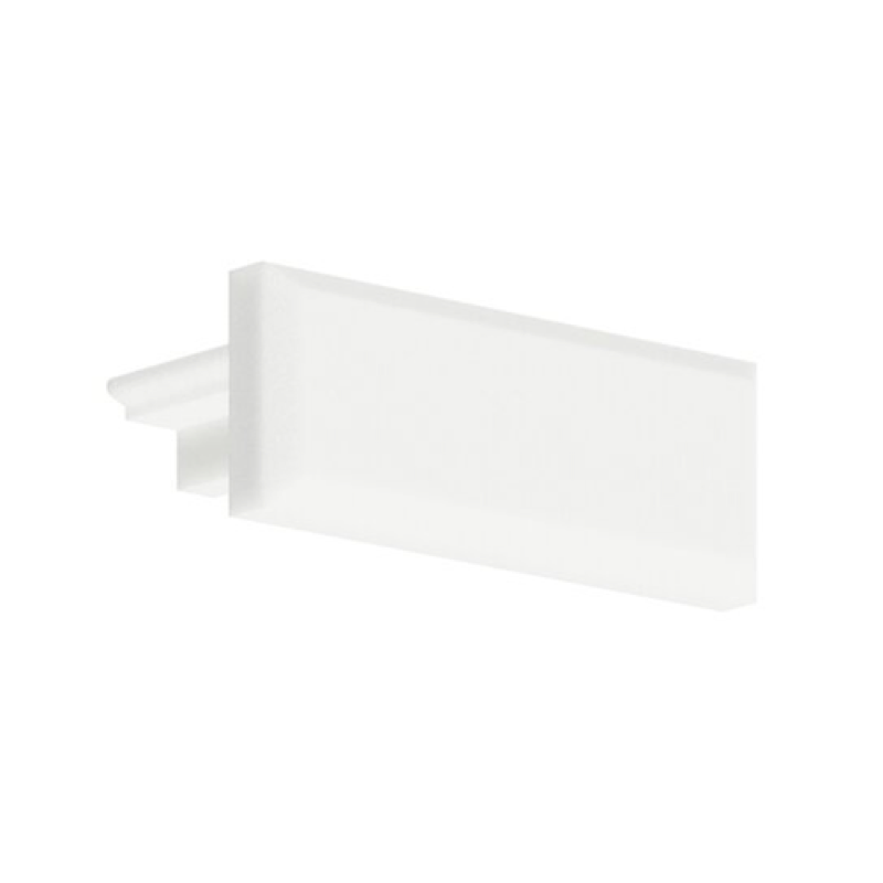 Micro-Plus End Cap White/NO Hole