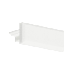 Micro-Plus End Cap White/NO Hole