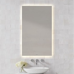 Core Lighted Mirror, Glow Light Pattern