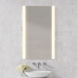 Core Lighted Mirror, Edge Lit Light Pattern