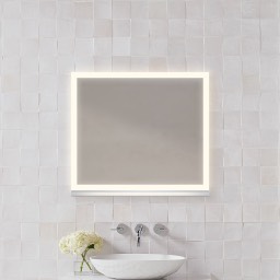 Vertical Lighted Cabinet, 2700K, Perimeter Light Pattern