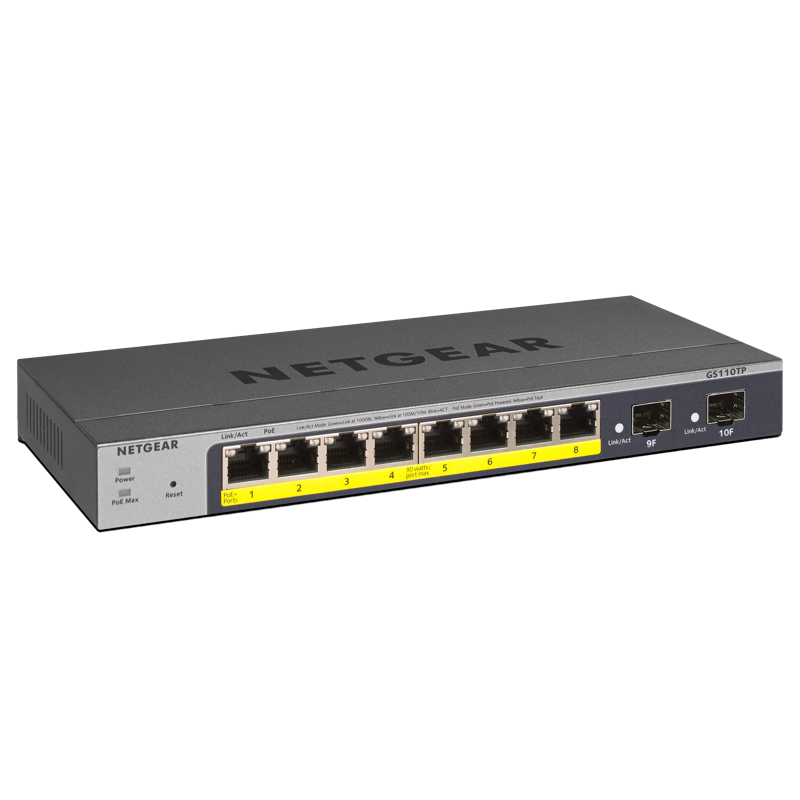 S-Line 8 Port Switch PoE+ 55W
